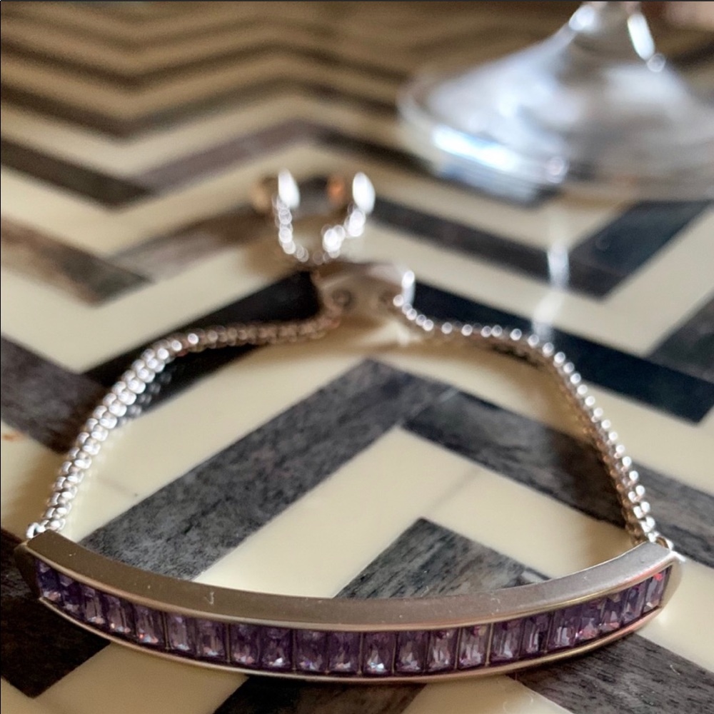 Kendra Scott Jack Slider Bracelet in silver or rose gold - Picture 7 of 8